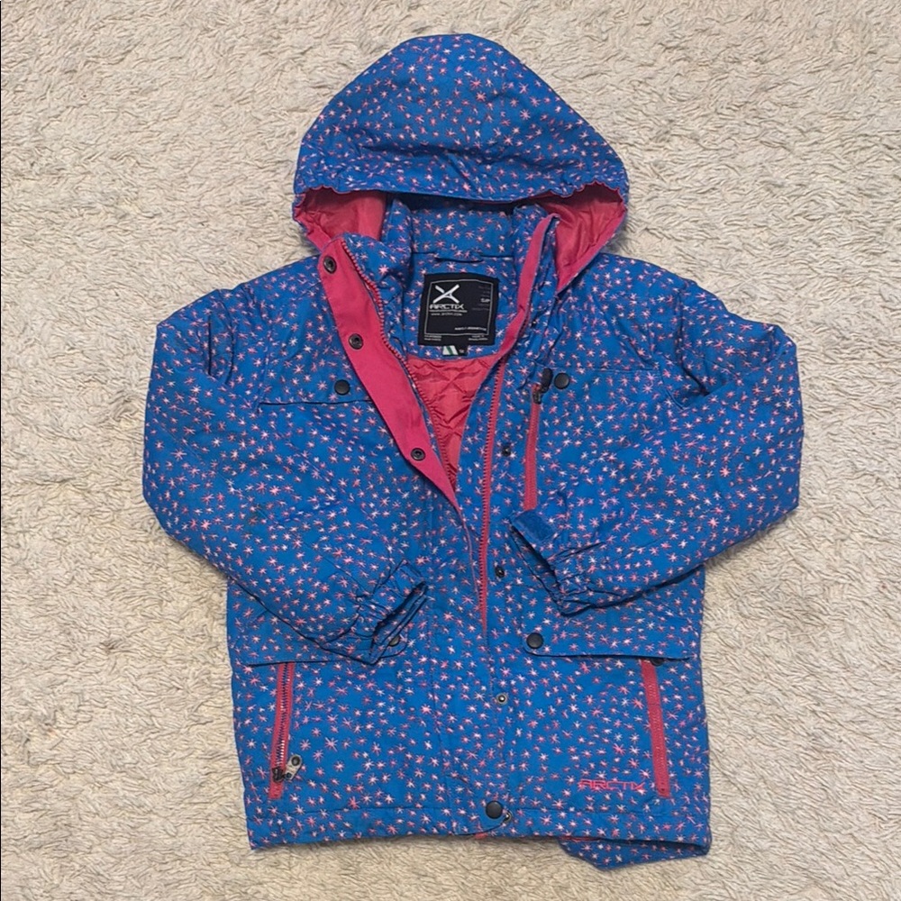 Artix Kids Ski Jacket Pink Blue size small